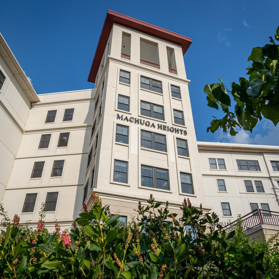 exterior shot of machuga heights