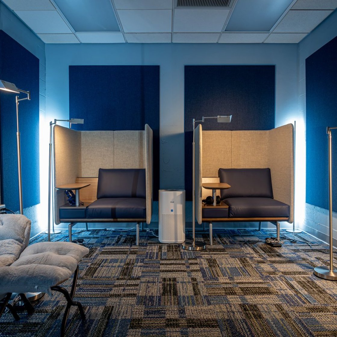 two privacy study chairs