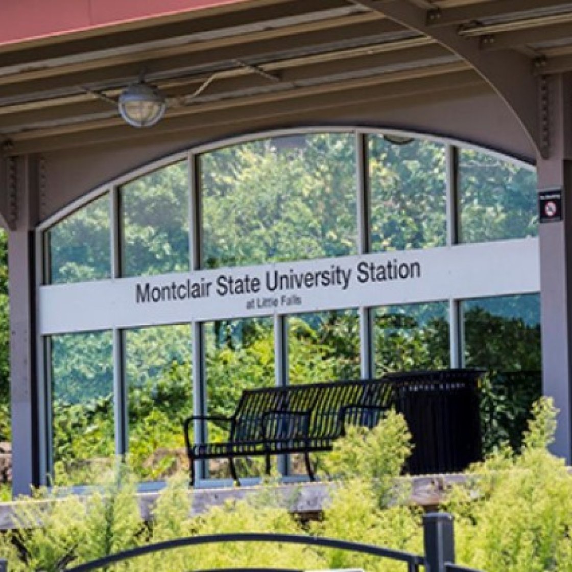 Montclair train station sign