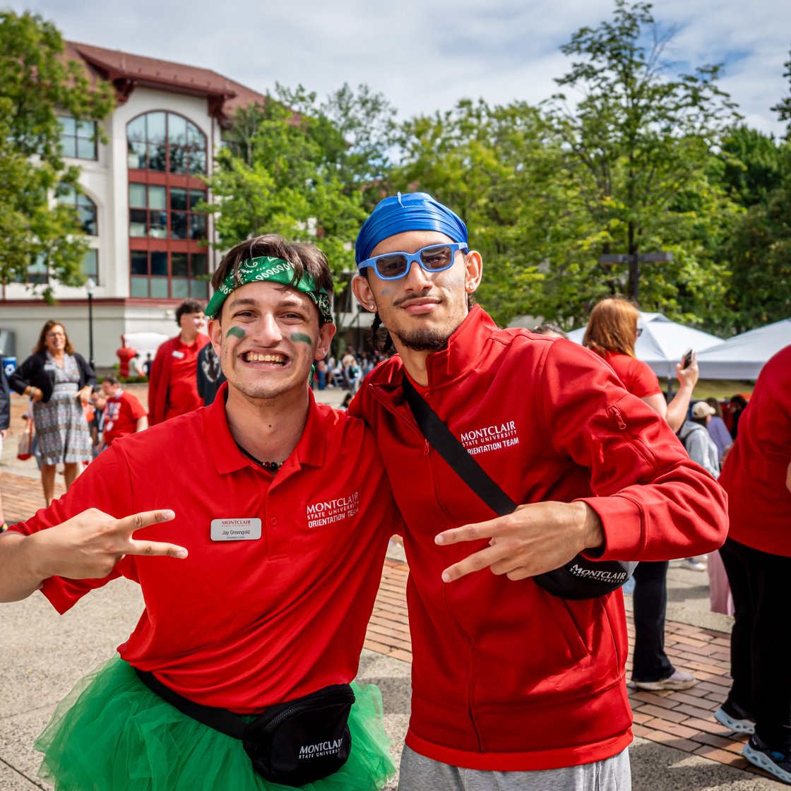 two orientation leaders