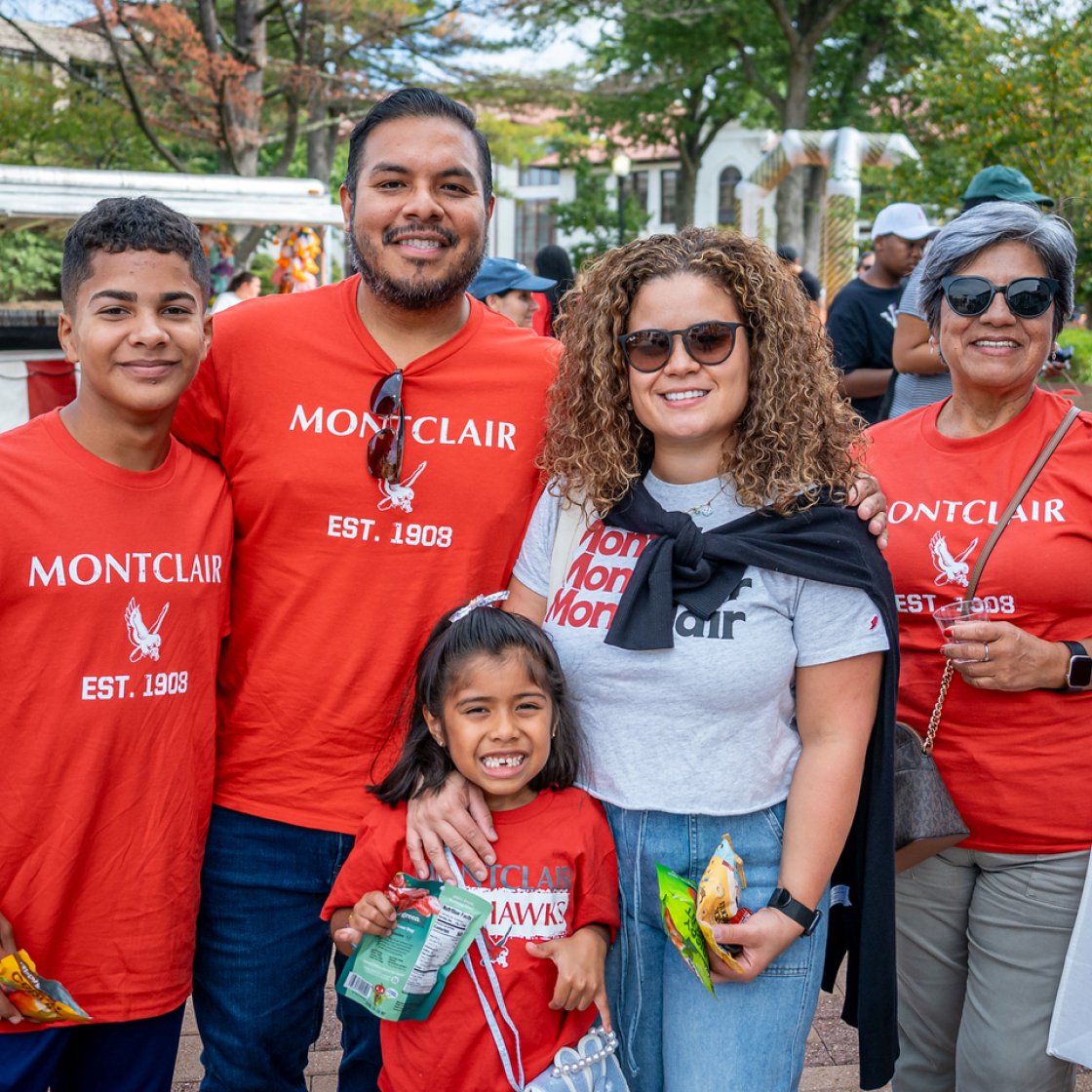 Three generations celebrate at Montclair's annual Homecoming event. 