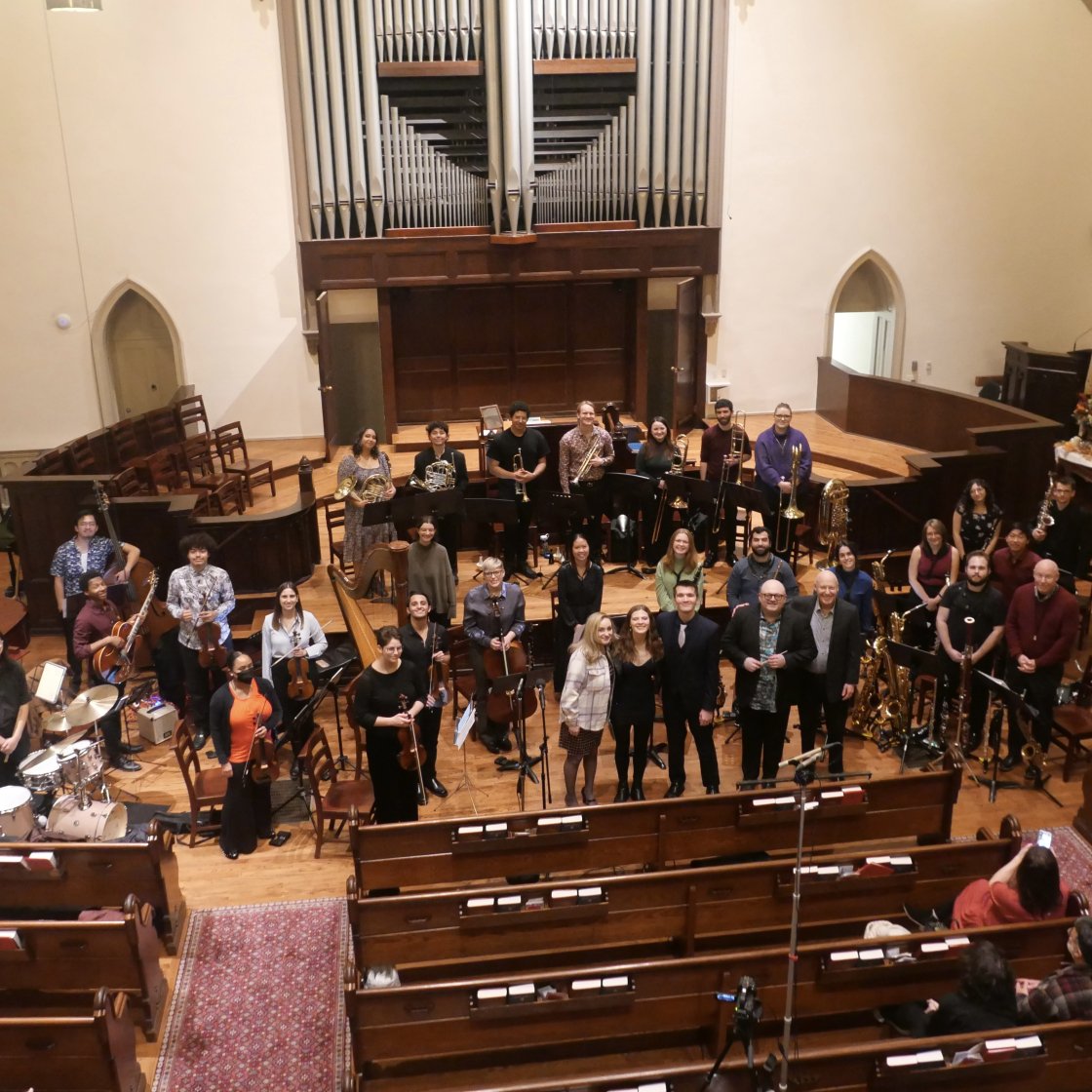 Broadway Ensemble Pit in performance