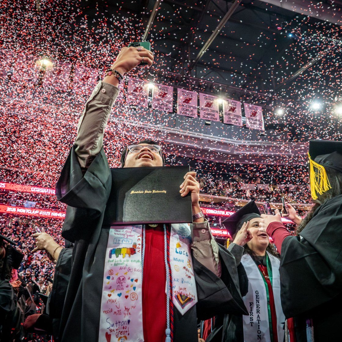 a student at graduation