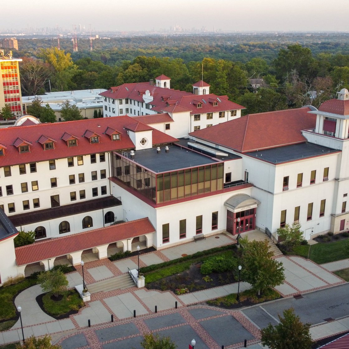 Chapin Hall drone above image