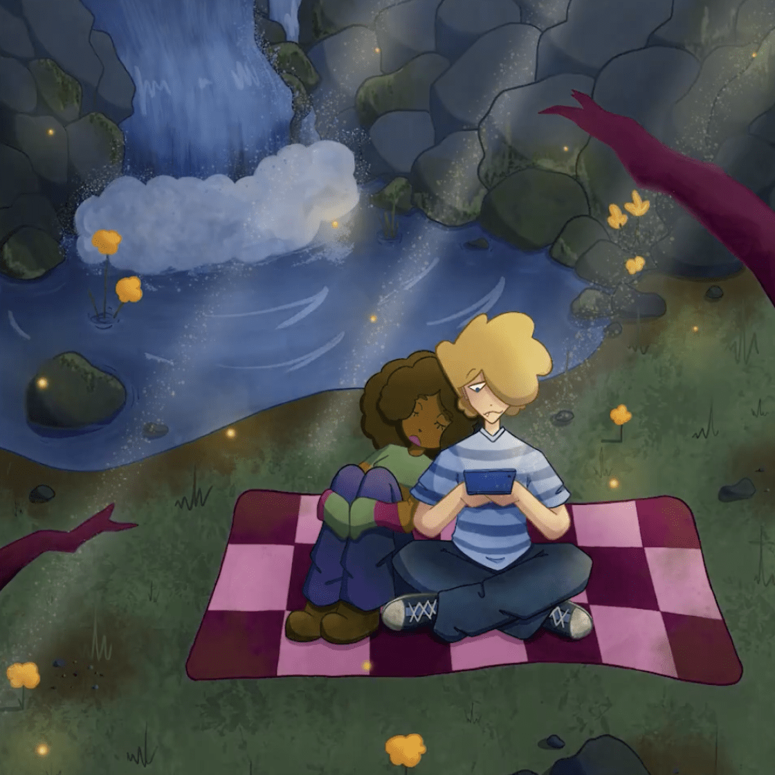Screenshot of youtube video demonstrating digital color and light results.