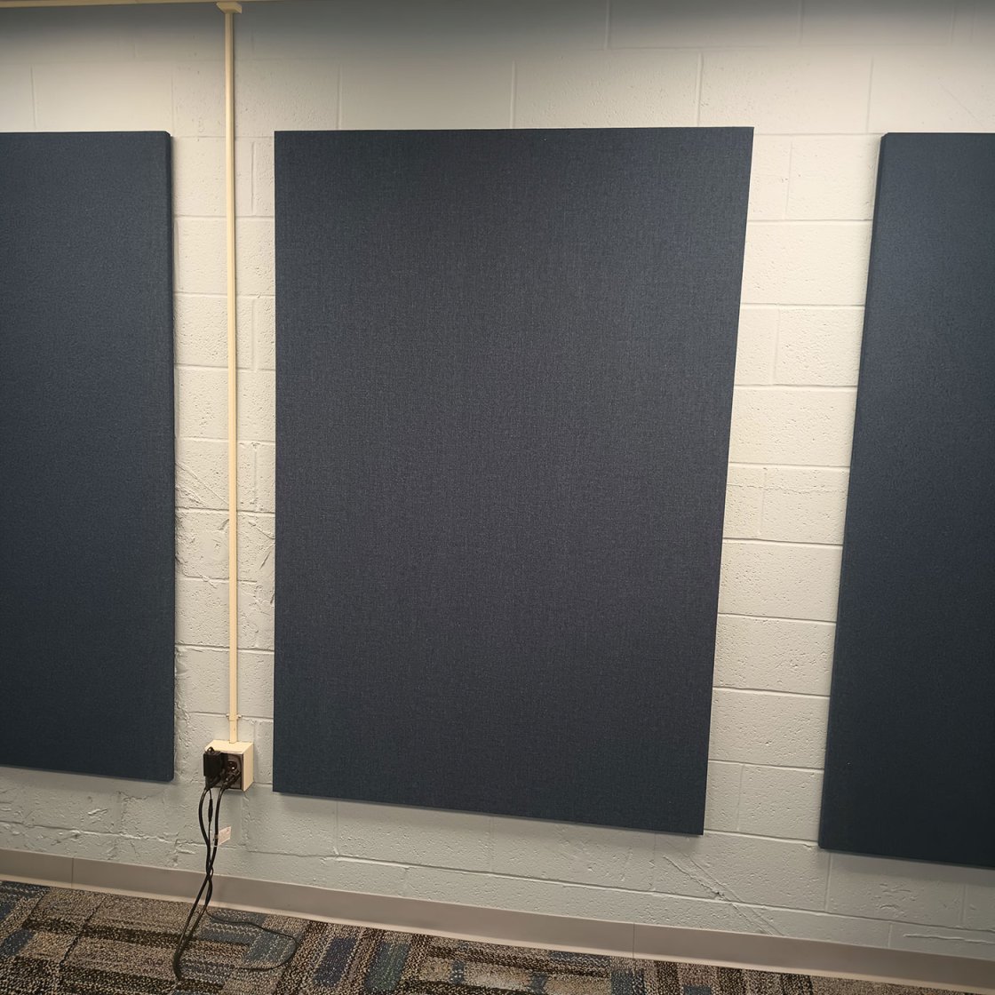 sound dampener on wall