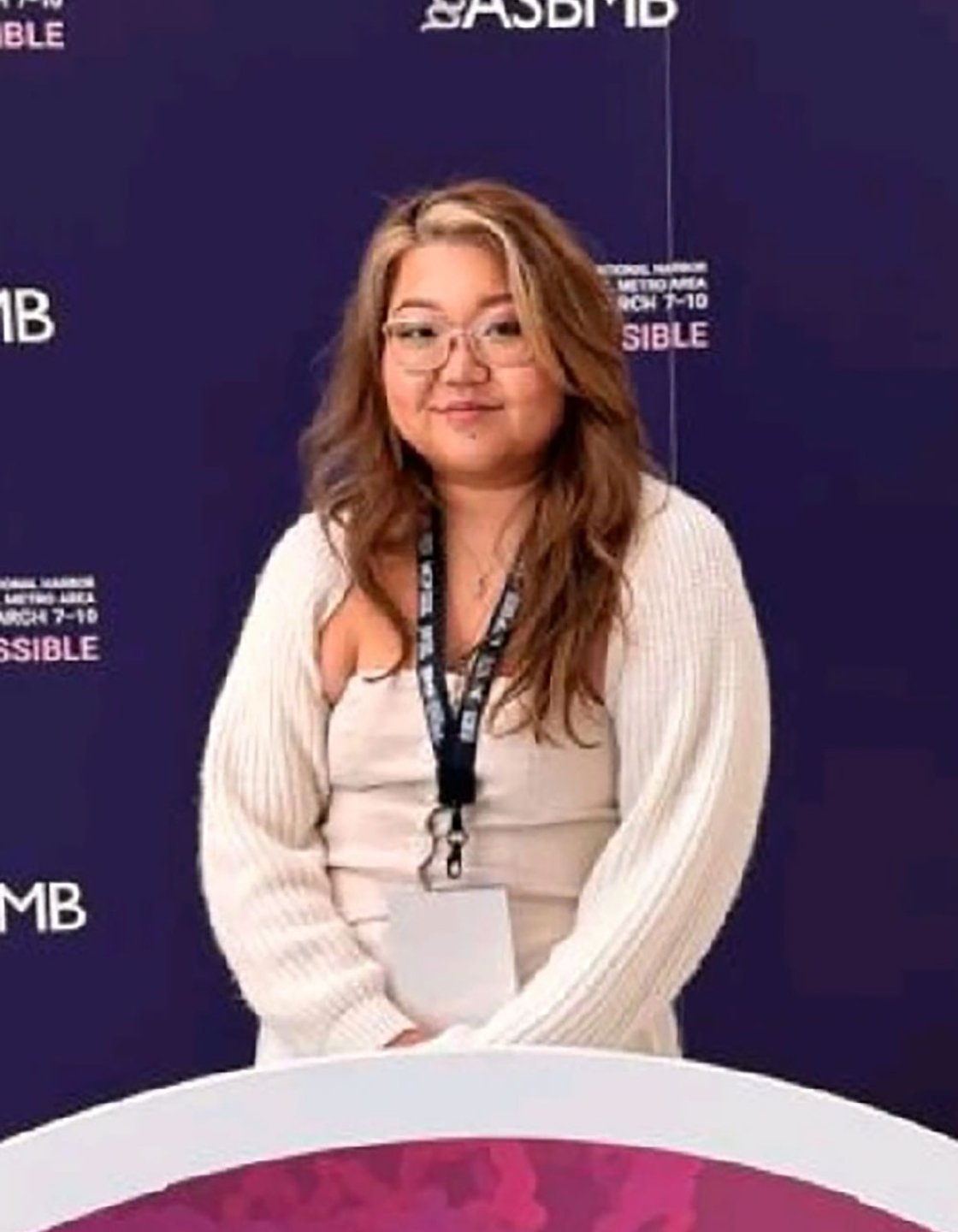 Sarah Cho at ASBMB conference