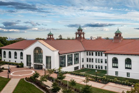 Ariel shot of Montclair Campus.