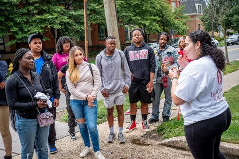 Group of students outdoors