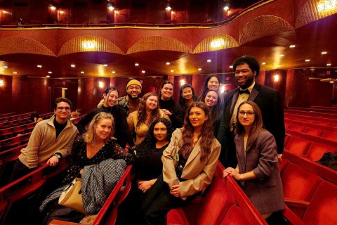 Cali School of Music Opera students at the Metropolitan Opera in New York City