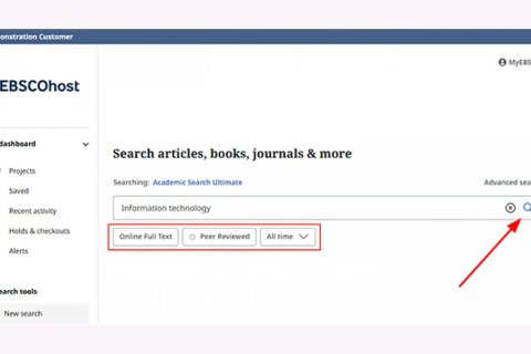 new ebsco interface