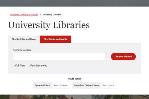 library-search-box