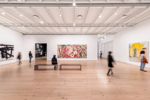 Pablo Tinio in the Whitney museum