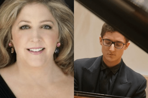 Julia Rowling and Ryan Bridge