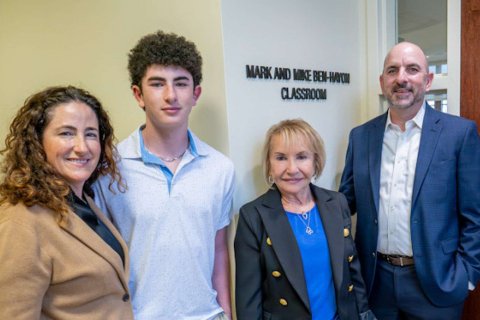 Ellan Ben-Hayon ’96 and his family
