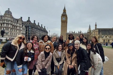 Fashion students in London, 2023