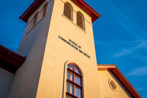 Photo of the School of Communications building