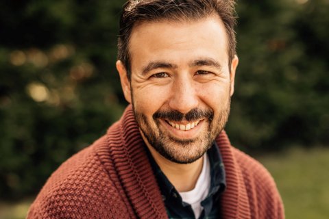 Man smiling