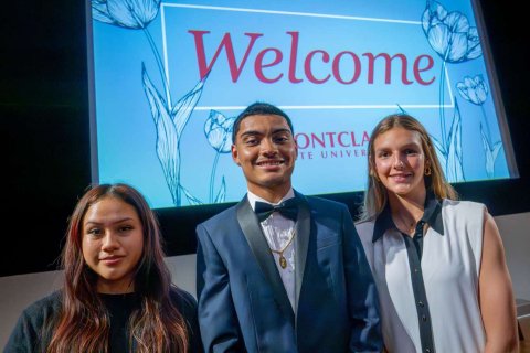 Senior Aracelly Cabrejo, junior Ethan Garcia and sophomore Julie Baker served as student speakers to express gratitude to donors