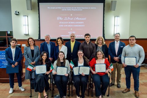 Italian Scholarship Ceremony