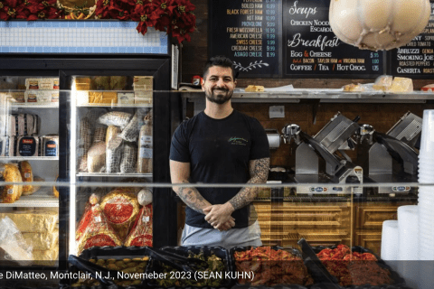 "People of Montclair" image of Pete DiMatteo, by Sean Kuhn