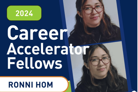 Ronni Hom header image for FY2023 Career Accelerator Fellow