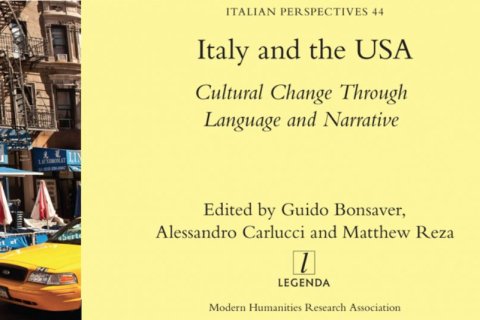 Flyer for "Italian Perspectives 44 "Italy and the USA"