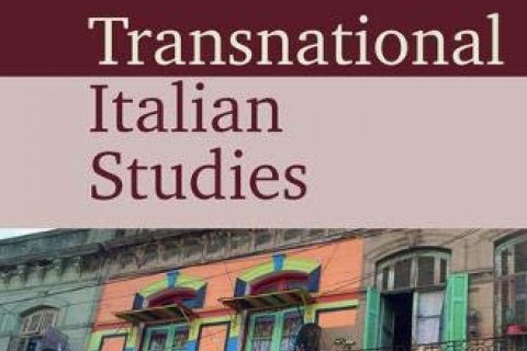 Book cover for "Transnational Italian Studies"