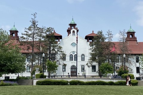 Exterior fof Cole Hall at Montclair State University