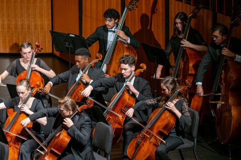 Symphony Orchestra on stage