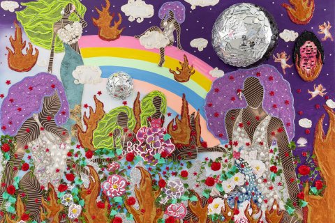 Photo of artwork by artist Maria Yolanda Liebana