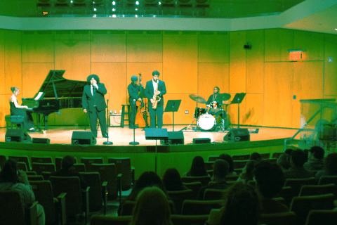 Jazz Combo on stage performing