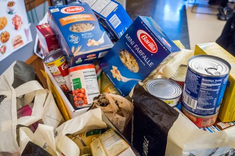 Food Drive donations