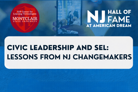 flyer for Civic Leadership & SEL professional development