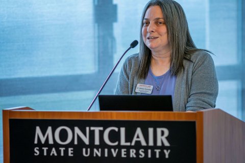 Stefanie Brachfeld giving remarks at an event