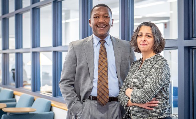 Associate Provost for Undergraduate Education and Dean of University College David S. Hood and Assistant Provost for Student Success, University College Danielle Insalaco-Egan