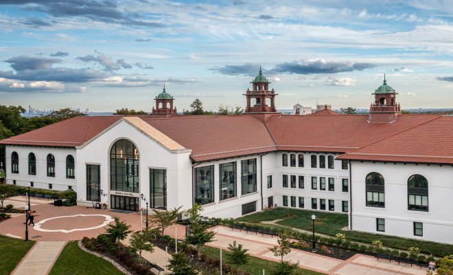 Ariel shot of Montclair Campus.