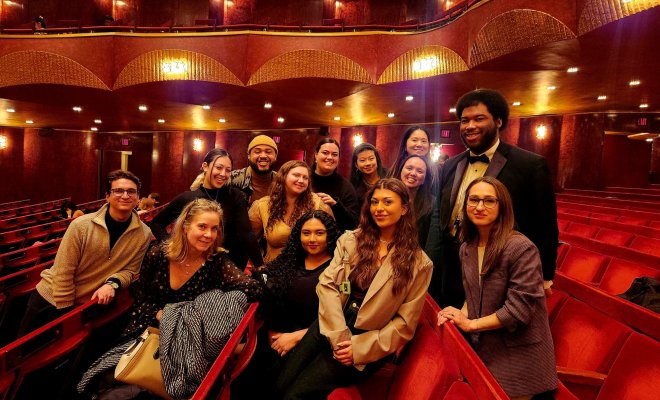 Cali School of Music Opera students at the Metropolitan Opera in New York City