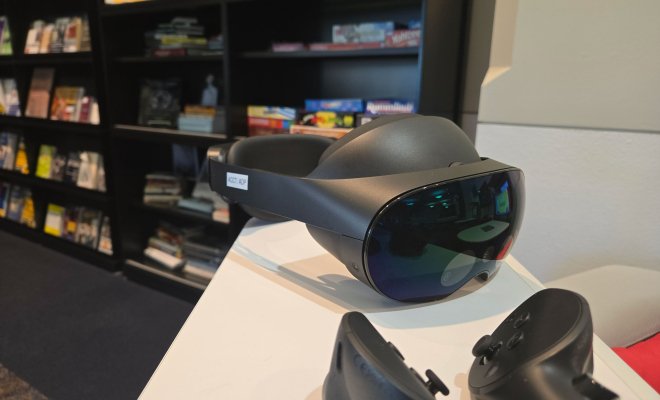 VR set on a table 
