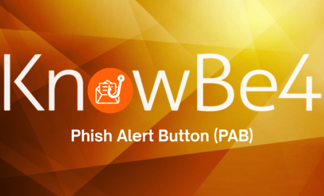 Orange background with the Knowbe4 logo