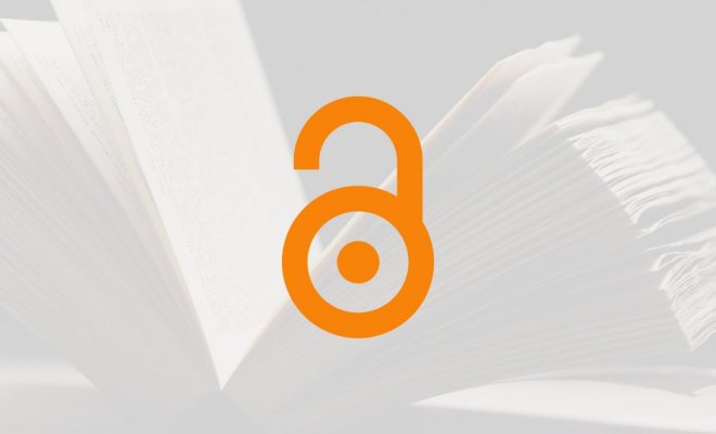 open access icon over open book