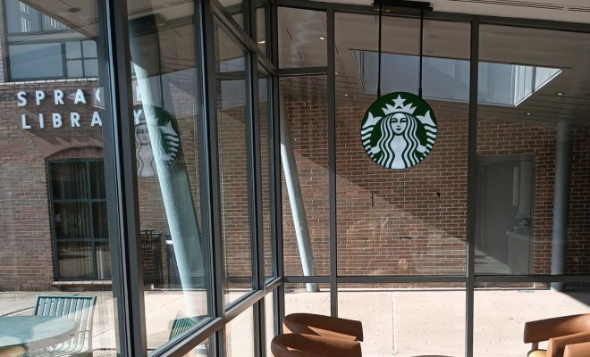 inside of new starbucks