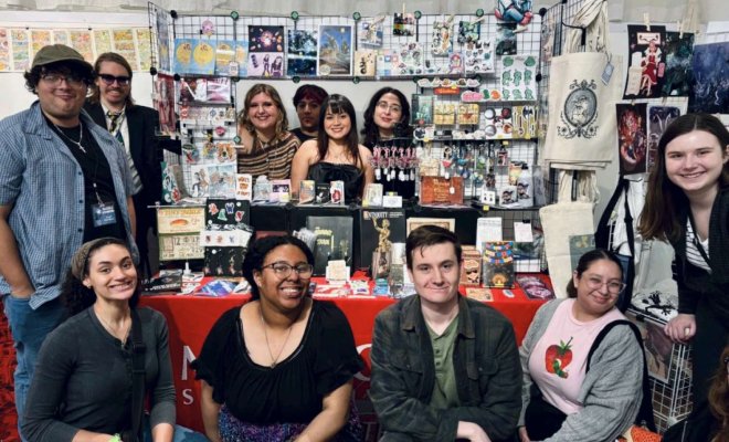 Art and Design students at MoCCA in April 2026