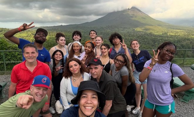 Montclair in Costa Rica Spring 2026 Volcano Group Photo