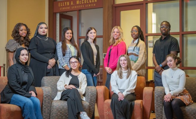 Group photo of Peer Connect Students