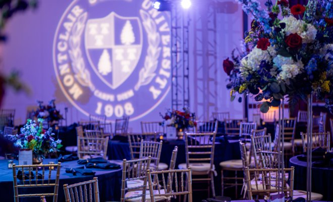 Seating inside the event space