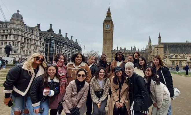 Fashion students in London, 2023
