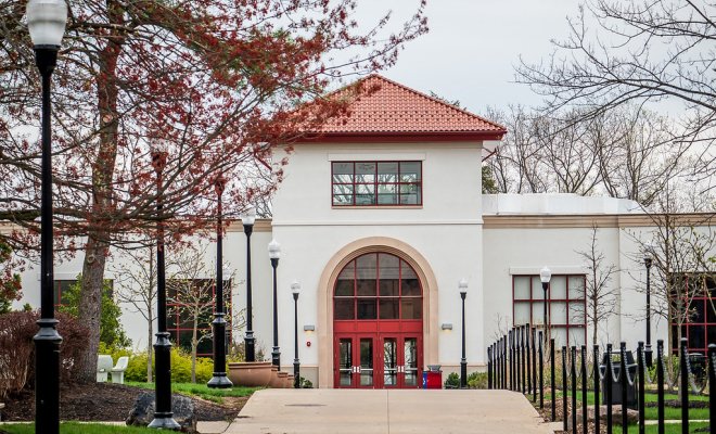 CART Campus Building in the Spring
