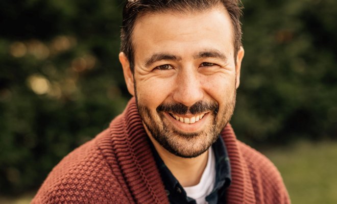 Man smiling