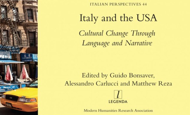 Flyer for "Italian Perspectives 44 "Italy and the USA"